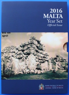 Kursmünzensatz Malta 2016 Stgl.