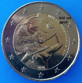 2 Euro Gedenkmünze Malta 2014