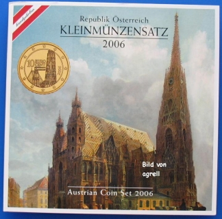 Kursmünzensatz Österreich 2006 Stgl.