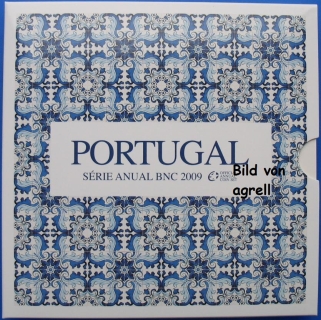 Kursmünzensatz Portugal 2009 Stgl.