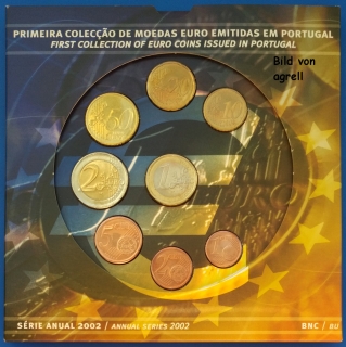 Kursmünzensatz Portugal 2006 Stgl.Kursmünzensatz Portugal 2002 Stgl.