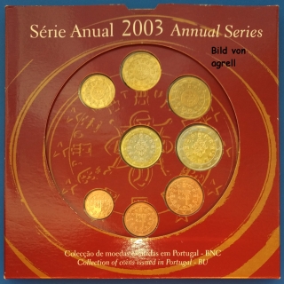 Kursmünzensatz Portugal 2006 Stgl.Kursmünzensatz Portugal 2003 Stgl.