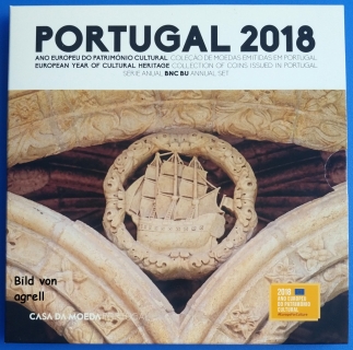 Kursmünzensatz Portugal 2018 Stgl.