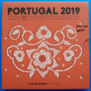 Kursmünzensatz Portugal 2019 Stgl.