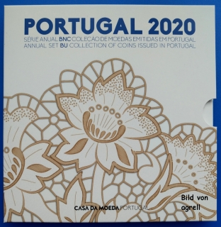 Kursmünzensatz Portugal 2020 Stgl.