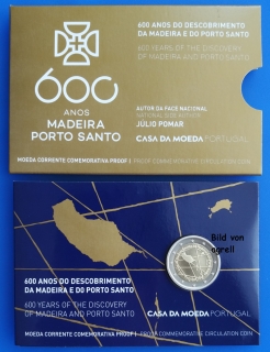 2 Euro Gedenkmünze Portugal 2019