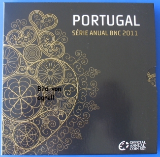 Kursmünzensatz Portugal 2011 Stgl.