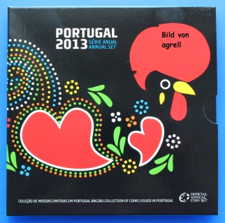 Kursmünzensatz Portugal 2013 Stgl.