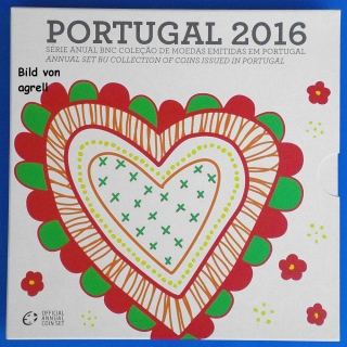 Kursmünzensatz Portugal 2016 Stgl.