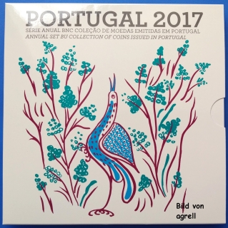 Kursmünzensatz Portugal 2017 Stgl.