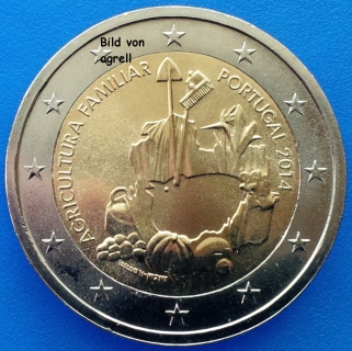 2 Euro Gedenkmünze Portugal 2014