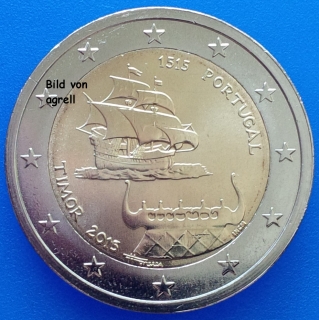 2 Euro Gedenkmünze Portugal 2015