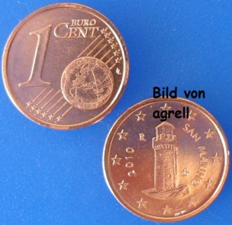 1 Cent Münze San Marino 2010 unzirkuliert