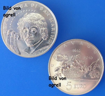 5 Euro Münze San Marino 2010 unzirkuliert