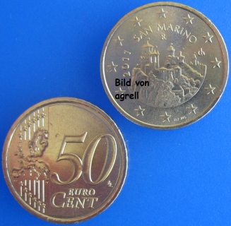 50 Cent Münze San Marino 2011 unzirkuliert