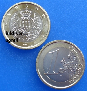 1 Euro Münze San Marino 2012 unzirkuliert