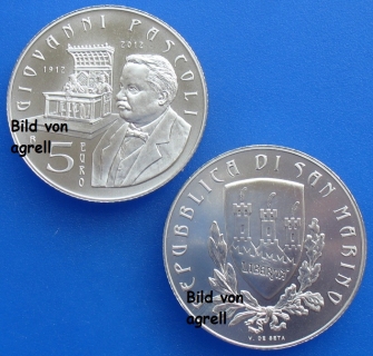 5 Euro Münze San Marino 2012 unzirkuliert