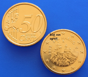 50 Cent coin San Marino 2013 uncirculated