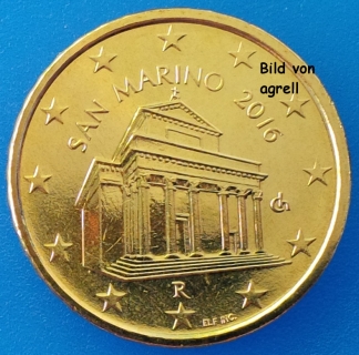 10 Cent Münze San Marino 2016 unzirkuliert