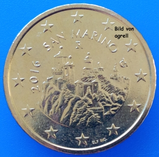 50 Cent Münze San Marino 2016 unzirkuliert