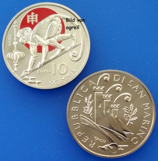 10 Euro Gedenkmünze San Marino 2024