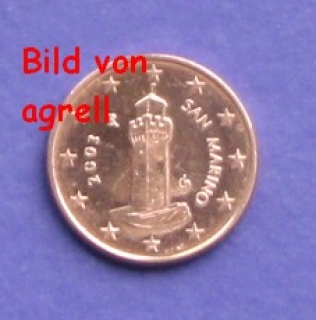 1 Cent Münze San Marino 2003 unzirkuliert