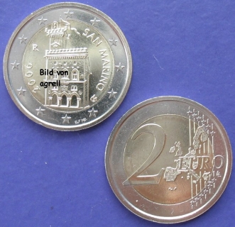 2 Euro Münze San Marino 2006 unzirkuliert