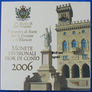 Kursmünzensatz San Marino 2006 Stgl.