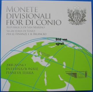 Kursmünzensatz San Marino 2008 Stgl.
