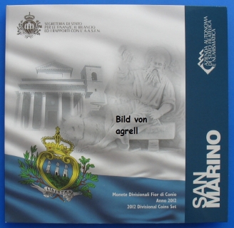 Kursmünzensatz San Marino 2012 Stgl.