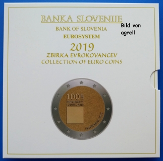 Kursmünzensatz Slowenien 2019 Stgl.