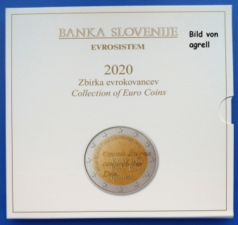 Kursmünzensatz Slowenien 2020 Stgl.