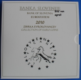 Kursmünzensatz Slowenien 2010 Stgl.
