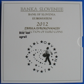 Kursmünzensatz Slowenien 2012 Stgl.