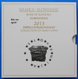 Kursmünzensatz Slowenien 2013 Stgl.