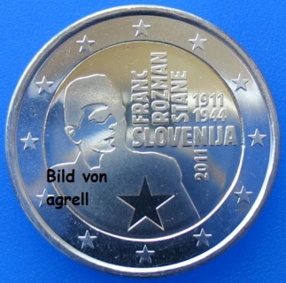2 Euro Gedenkmünze Slowenien 2011