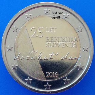 2 Euro Gedenkmünze Slowenien 2016