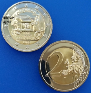 2 Euro Gedenkmünze Slowakei 2023