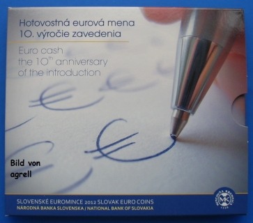 Kursmünzensatz Slowakei 2012 Stgl.
