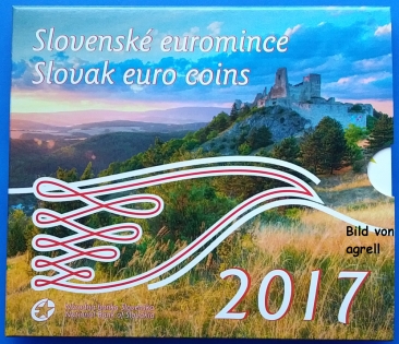 Kursmünzensatz Slowakei 2017 Stgl.