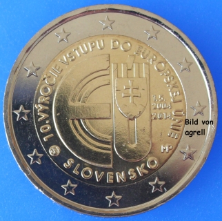 2 Euro Gedenkmünze Slowakei 2014