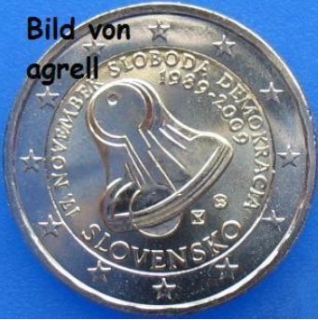 2 Euro Gedenkmünze Slowakei 2009