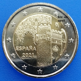2 Euro Gedenkmünze Spanien 2021