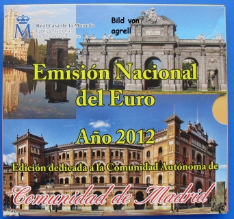 Kursmünzensatz Spanien 2012 Stgl.