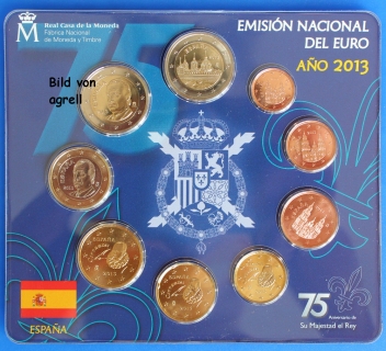 Kursmünzensatz Spanien 20132 Stgl.