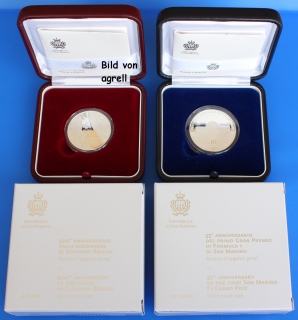 5 & 10 Euro Silbergedenkmünze San Marino 2016