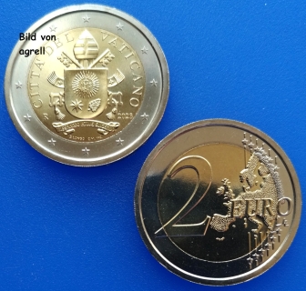2 Euro Münze Vatikan 2023 unzirkuliert