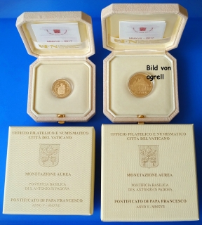 20 & 50 Euro Goldgedenkmünze Vatikan 2017