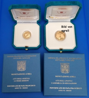 20 & 50 Euro Goldgedenkmünze Vatikan 2019