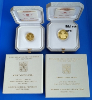 20 & 50 Euro Goldgedenkmünze Vatikan 2020
